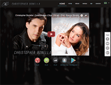 Tablet Screenshot of christopherbonella.com